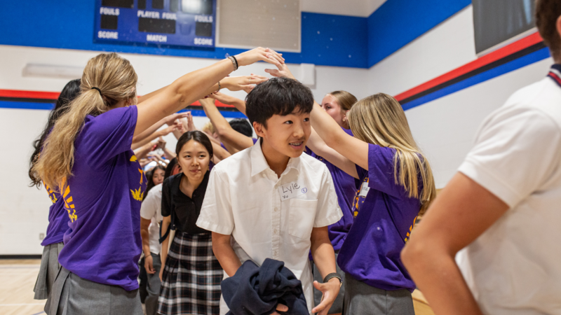 Link Leaders Welcome New Students