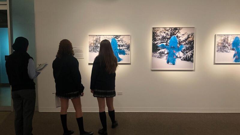 Senior School students in EFP 11 visit the Victoria Art Gallery.