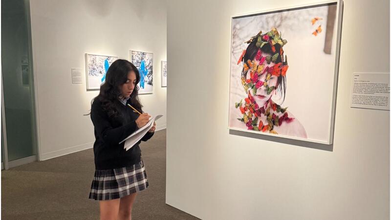 Senior School students in EFP 11 visit the Victoria Art Gallery.