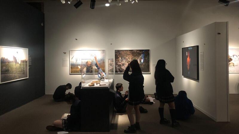 Senior School students in EFP 11 visit the Victoria Art Gallery.
