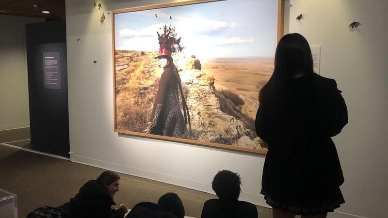 Senior School students in EFP 11 visit the Victoria Art Gallery.