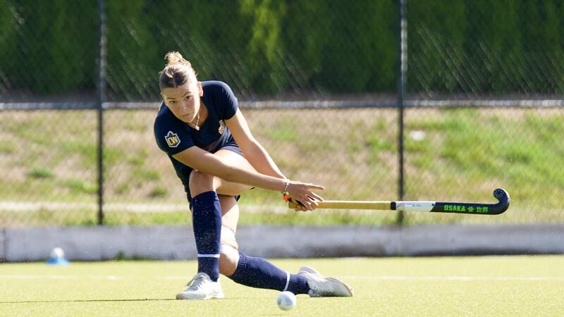 Wynn Brown field hockey with UBC