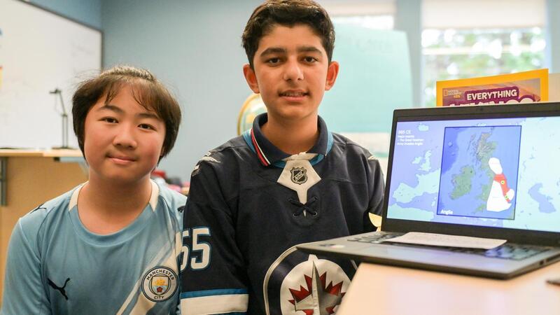 Viking Museum Artifacts in Middle School