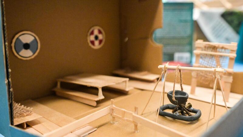 Viking Museum Artifacts in Middle School