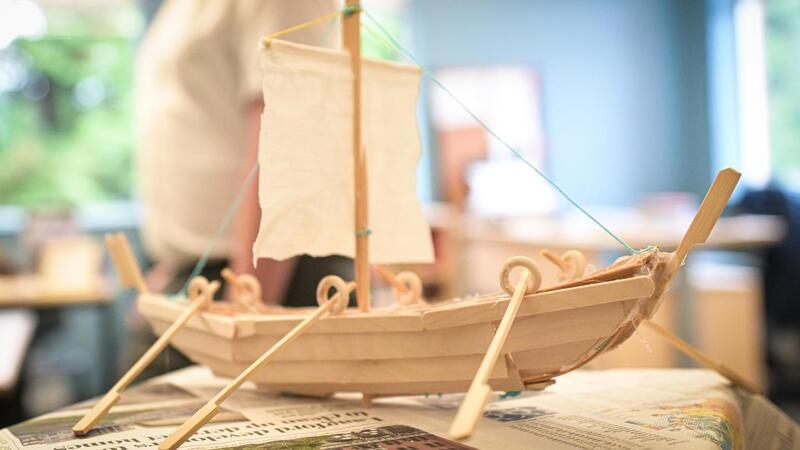 Viking Museum Artifacts in Middle School