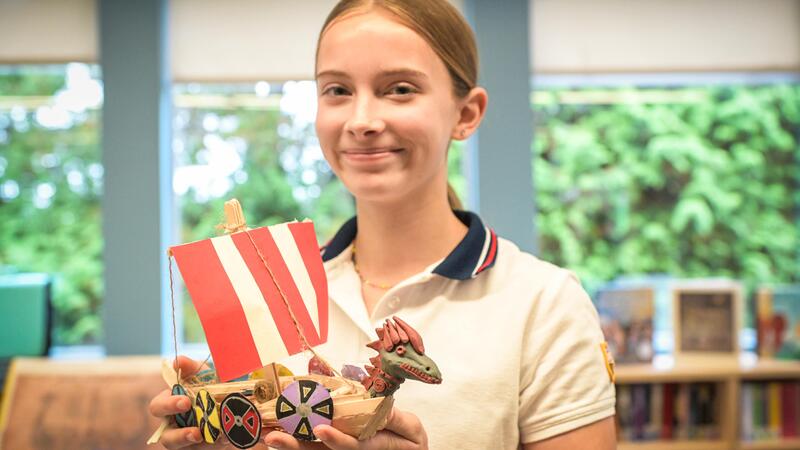 Viking Museum Artifacts in Middle School
