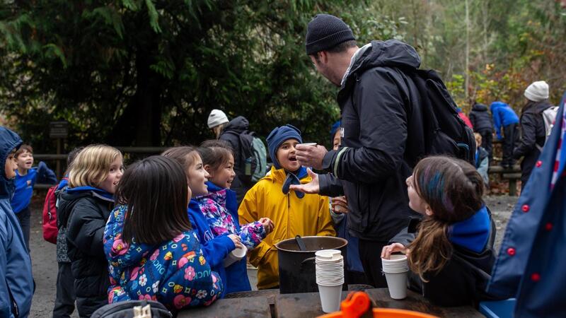 Grade 3 Students visit Goldstream Park for the salmon run