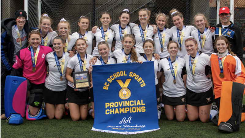 SMUS field hockey AA Provincial Champions 2022