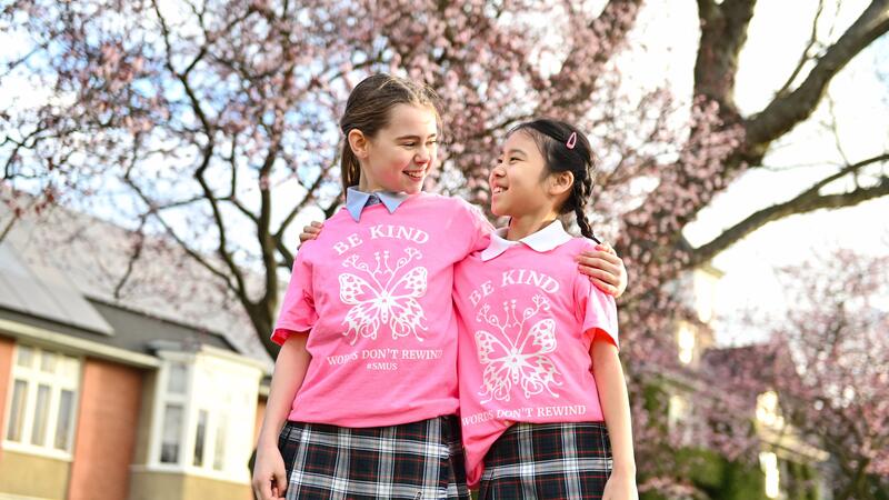 Middle Pink Shirt Day Evelyn Edwards Viviana Xin
