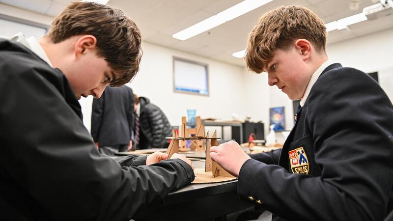 Grade 9 students design automated water towers