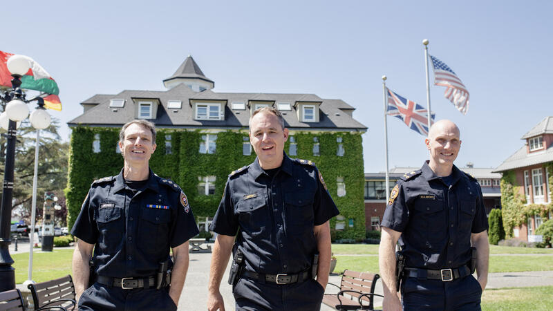 Alumni Victoria Police Department Jamie McCrae Mike Brown Colin Brown