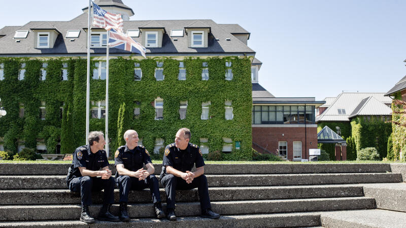 Alumni in VicPD Leadership - Jamie McCrae and Michael and Colin Brown