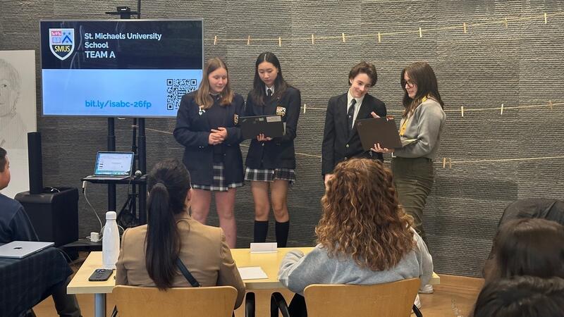 Middle School teams pitch ideas at the ISABC Future Prize challenge in Vancouver