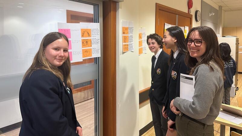 Middle School teams pitch ideas at the ISABC Future Prize challenge in Vancouver