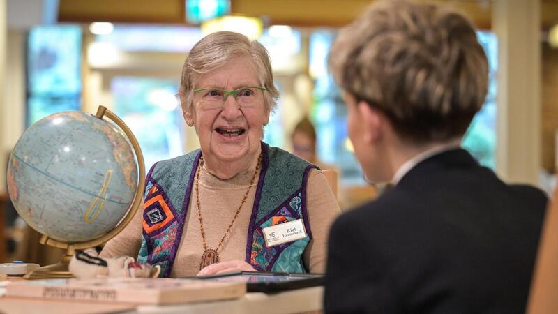 Grade 6 students visit seniors at Berwick House for a creative writing unit