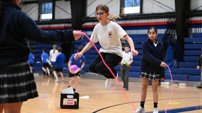 Wellness Week activities at the Middle and Senior school