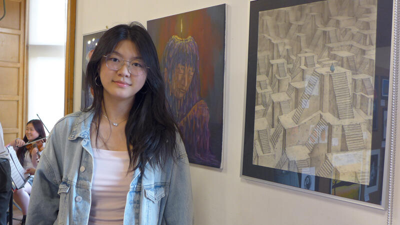 SMUS Art Show 2026 in Brown Hall Yina Ding '26