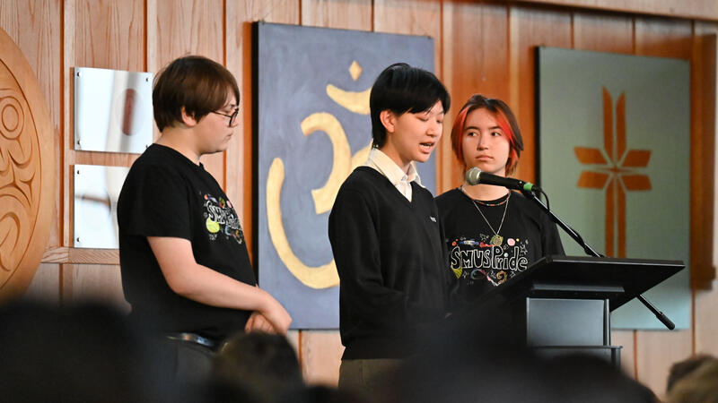 Senior Chapel Irene Liu