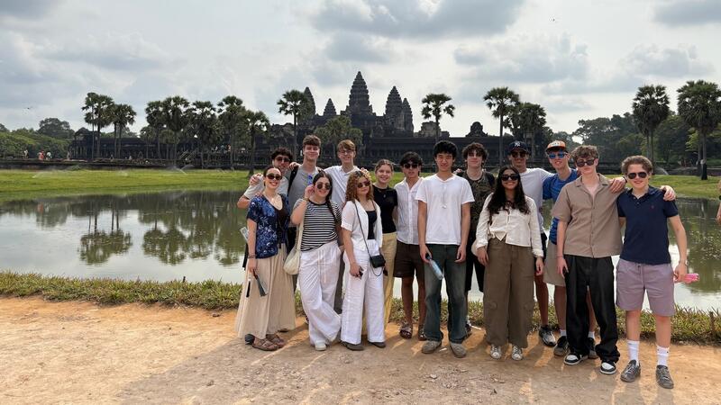 SMUS students on a Spring Break trip to Southeast Asia