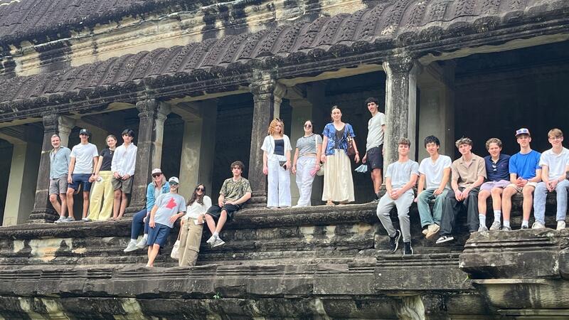 SMUS students on a Spring Break trip to Southeast Asia