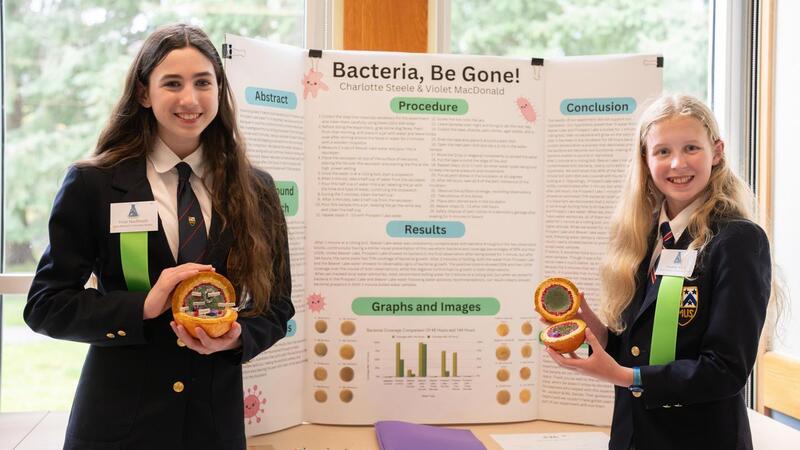 Middle School Science Fair - Regionals Charlotte Steele Violette McDonald