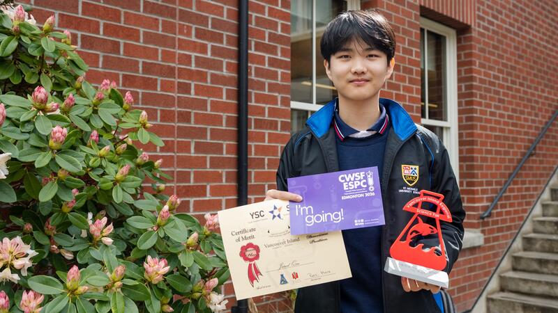 Senior school student Jared Qin 