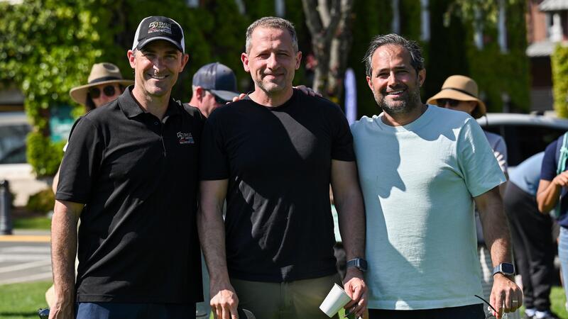 Eliot Anderson with alumni