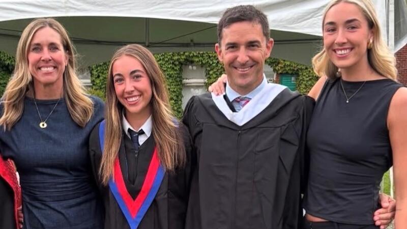 The Anderson Family at Grad 2025