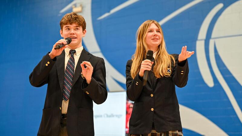 Head Prefects 2025-26 Ailo Streitel and Parker Sheehan