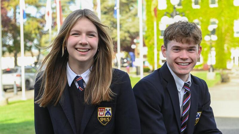 Head Prefects 2025-26 Ailo Streitel and Parker Sheehan