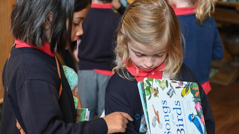 Kindergarten classes visit Bolen Books