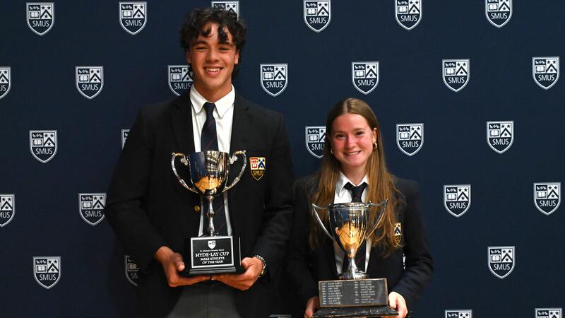 Senior Athletes of the Year Seb Allard Mackenna Brown