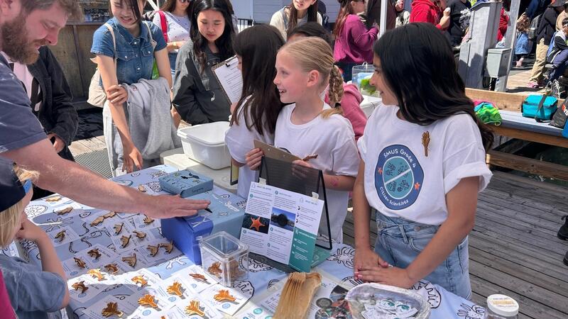Grade 4 Citizen Scientists inspire action at World Oceans Day event