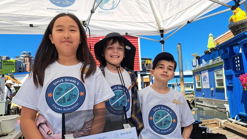 Grade 4 Citizen Scientists inspire action at World Oceans Day event