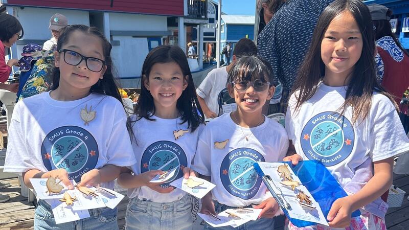 Grade 4 Citizen Scientists inspire action at World Oceans Day event