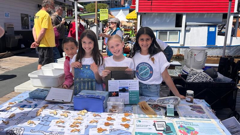 Grade 4 Citizen Scientists inspire action at World Oceans Day event
