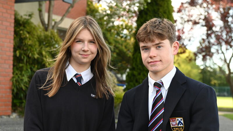 Head Prefects from 2025-26 Ailo Streitel and Parker Sheehan