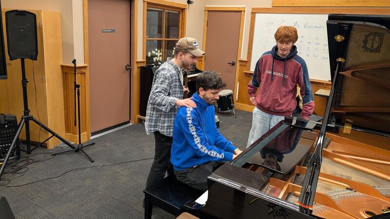 Senior Music Workshops with Ridley McCleod, Zack Santella and Fintan O'Brien