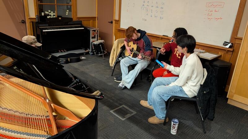 Senior Music Workshops with Ridley McCleod, Zack Santella and Fintan O'Brien