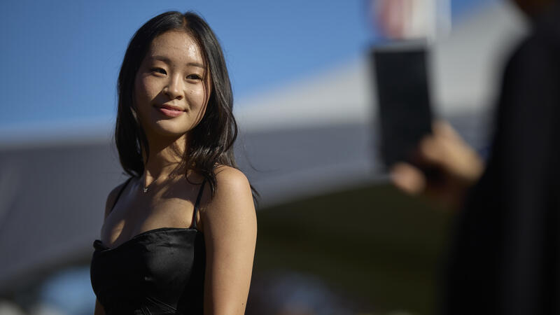Kayler Kim at graduation