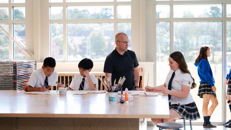 Middle School Considine Annex Art Room