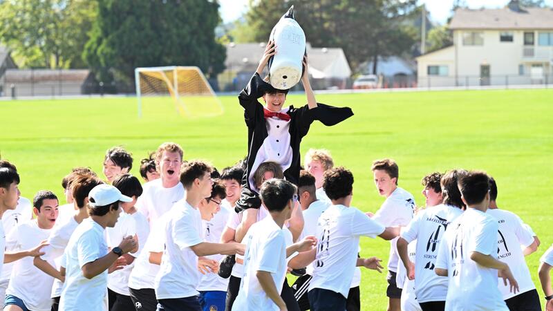 Celebrations during the Bolton House cheer